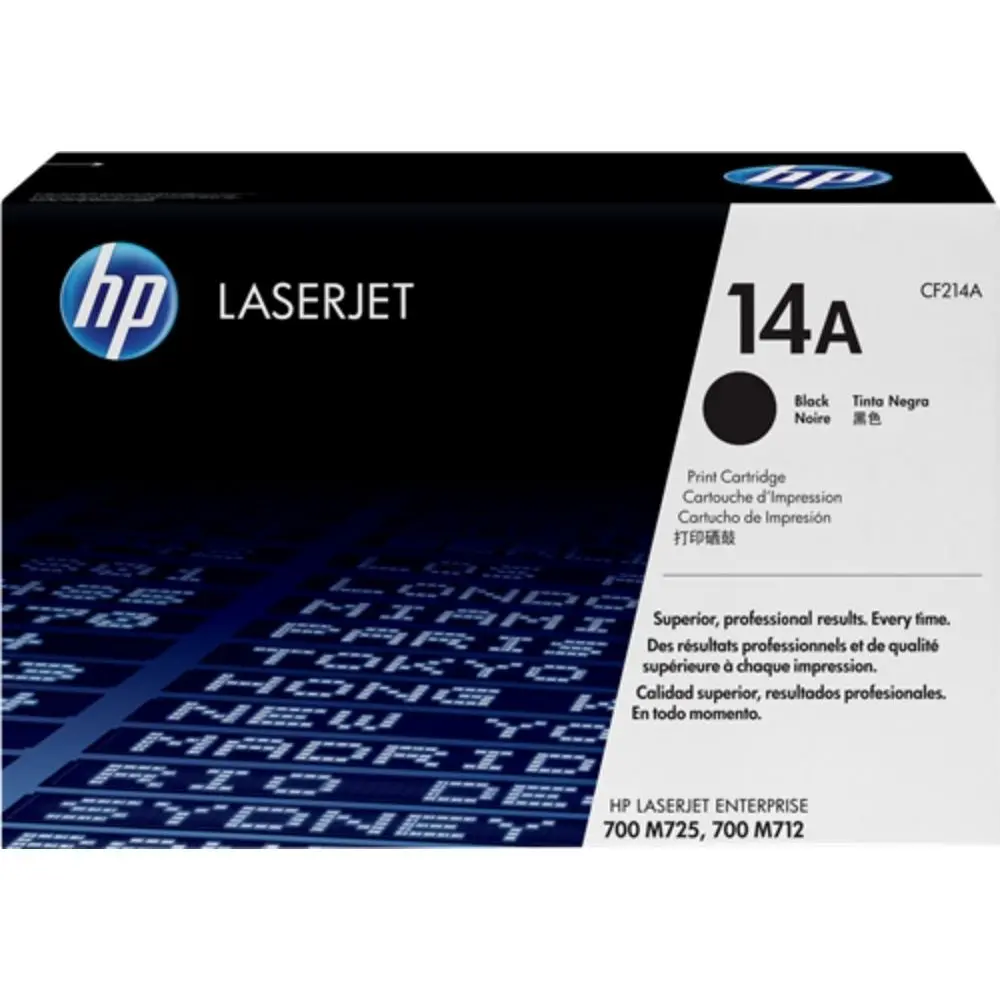 ΚΑΣΕΤΑ ΓΙΑ HP LaserJet Enterprise 700 M725/M712 - /14A/ - Μαύρο - PN CF214A