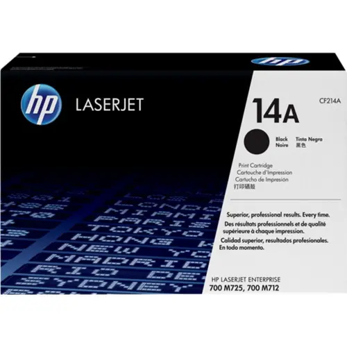 ΚΑΣΕΤΑ ΓΙΑ HP LaserJet Enterprise 700 M725/M712 - /14A/ - Μαύρο - PN CF214A ΚΑΣΕΤΑ ΓΙΑ HP LaserJet Enterprise 700 M725/M712 - /14A/ - Μαύρο - PN CF214A
