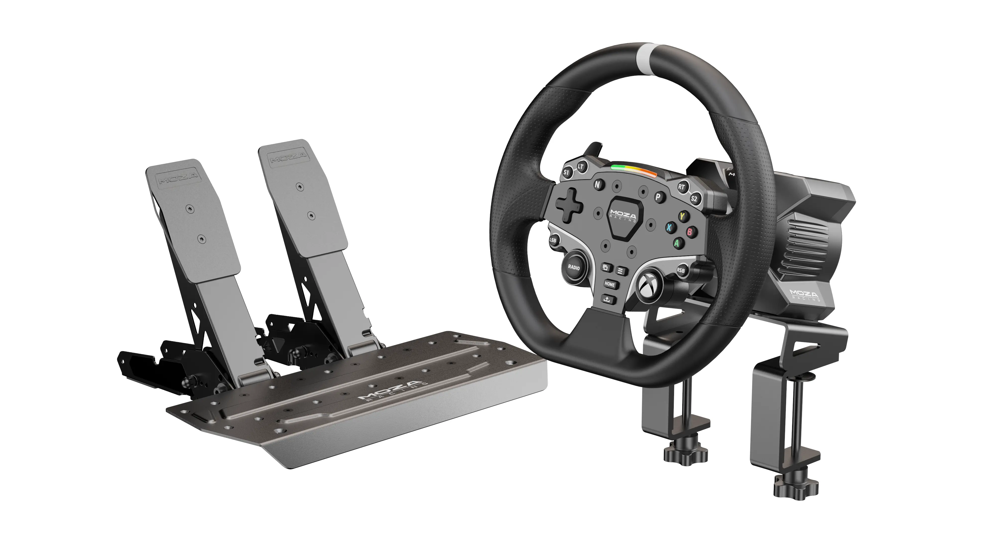 Τιμόνι MOZA R3 Bundle R3 Base + ES Wheel + SR-P Lite Double + R3 Table Clamp για PC και Xbox