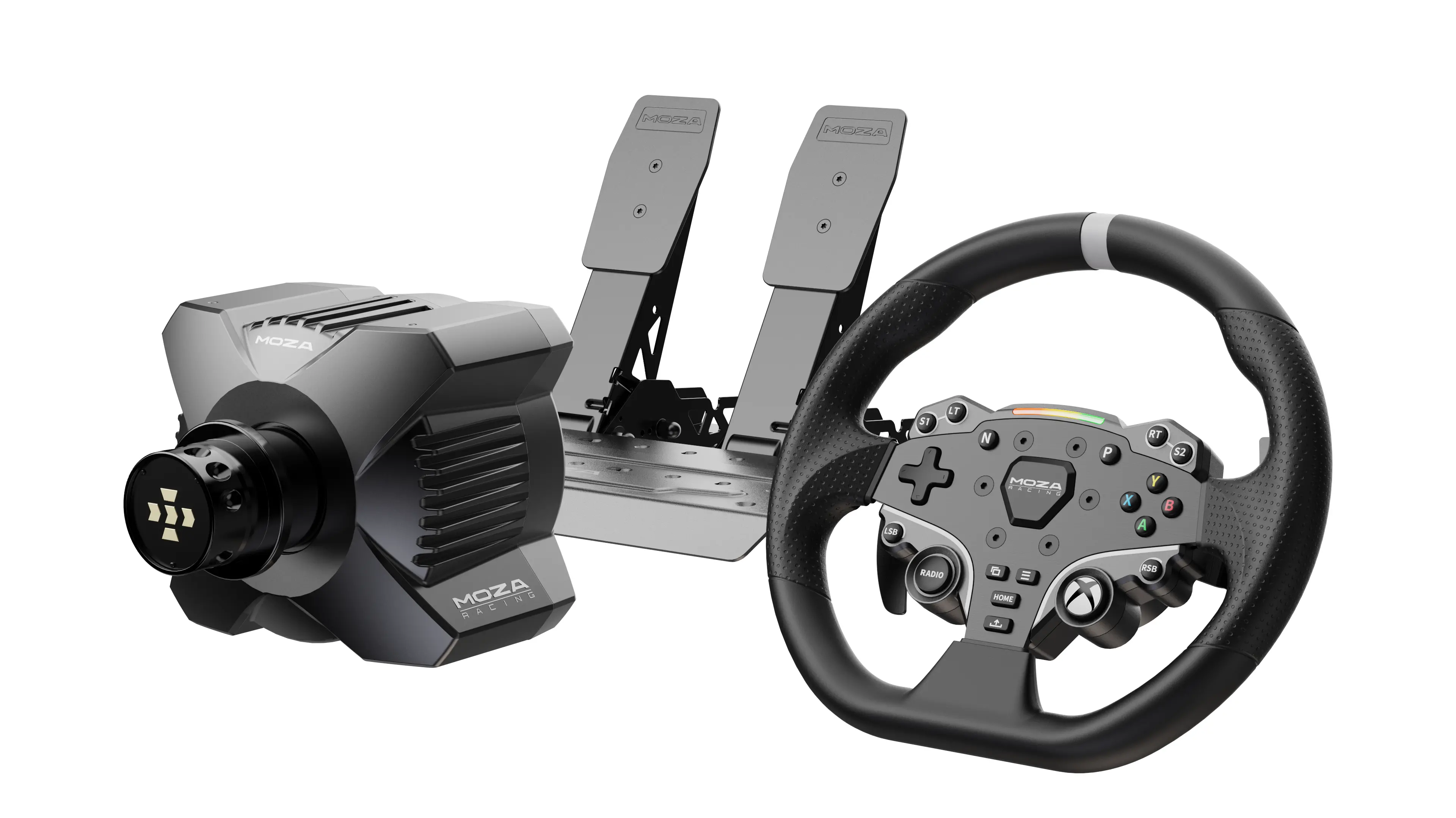 Τιμόνι MOZA R3 Bundle R3 Base + ES Wheel + SR-P Lite Double + R3 Table Clamp για PC και Xbox - image 1