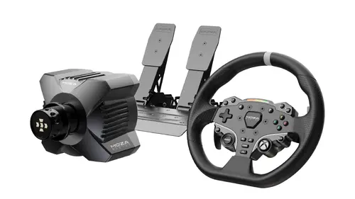 Волан MOZA R3 Bundle R3 Base + ES Wheel + SR-P Lite Double + R3 Table Clamp за PC и Xbox - image 1
