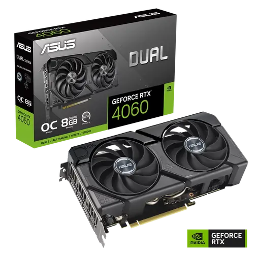 Видео карта ASUS DUAL GeForce RTX 4060 EVO OC 8GB GDDR6