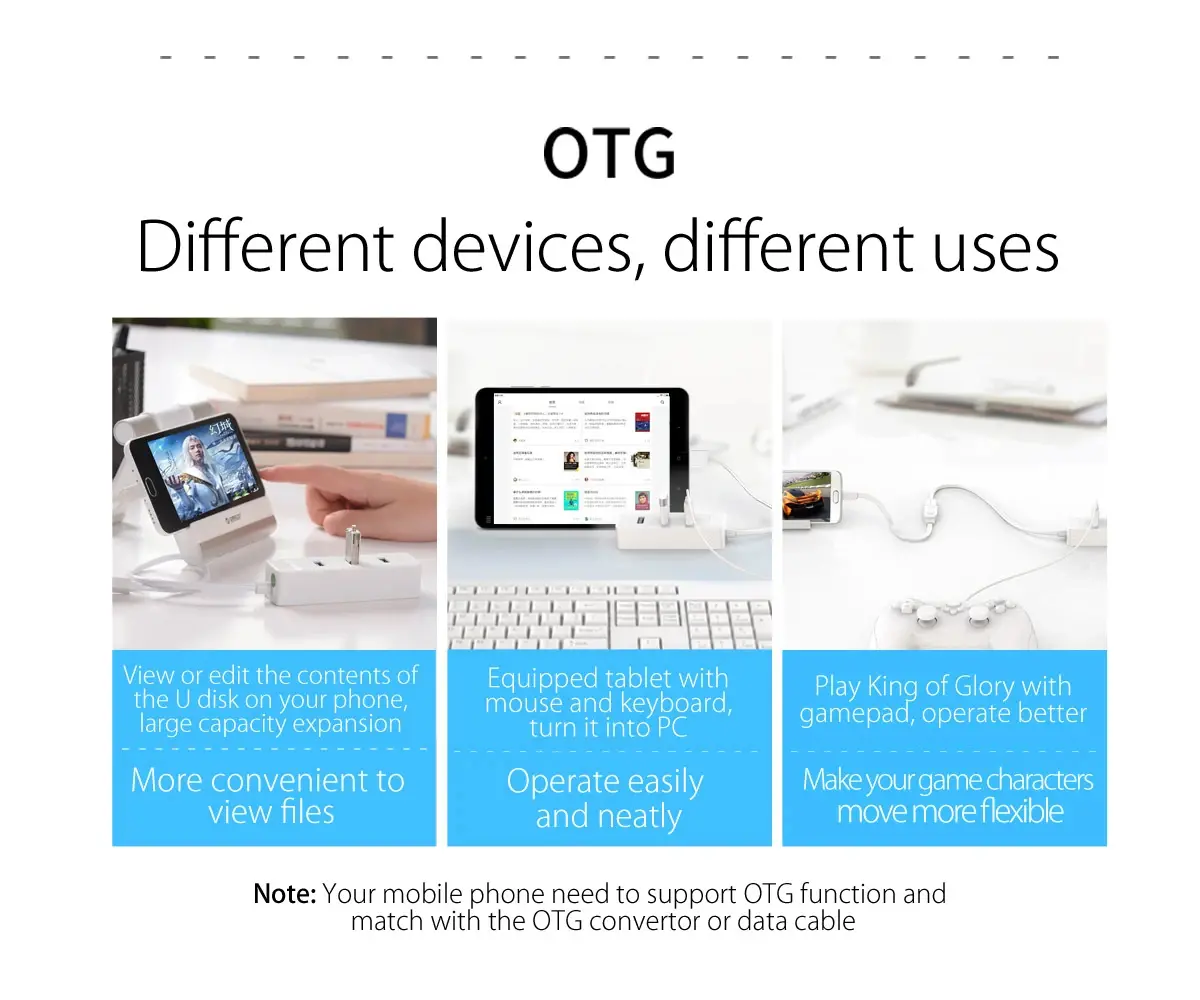 Orico hub USB2.0 HUB 4 porturi - intrare USB/Micro USB, negru - W5P-U2-030-BK-EP - image 10