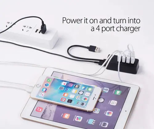 Orico USB2.0 HUB 4 θυρών - είσοδος USB/Micro USB, μαύρο - W5P-U2-030-BK-EP - 13