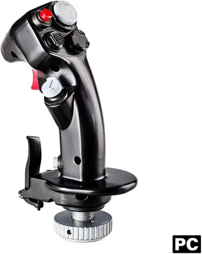 Жичен джойстик Thrustmaster F-16C Viper, Авиосимулатор за PC, Черен - image 1