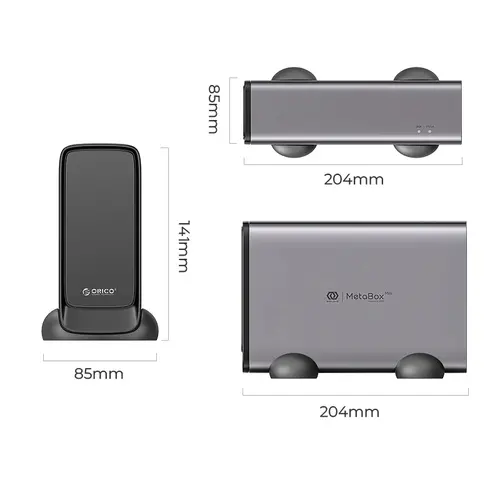 Orico NAS устройство Personal Cloud Storage MetaBox - CD3520-EU-GY - image 3