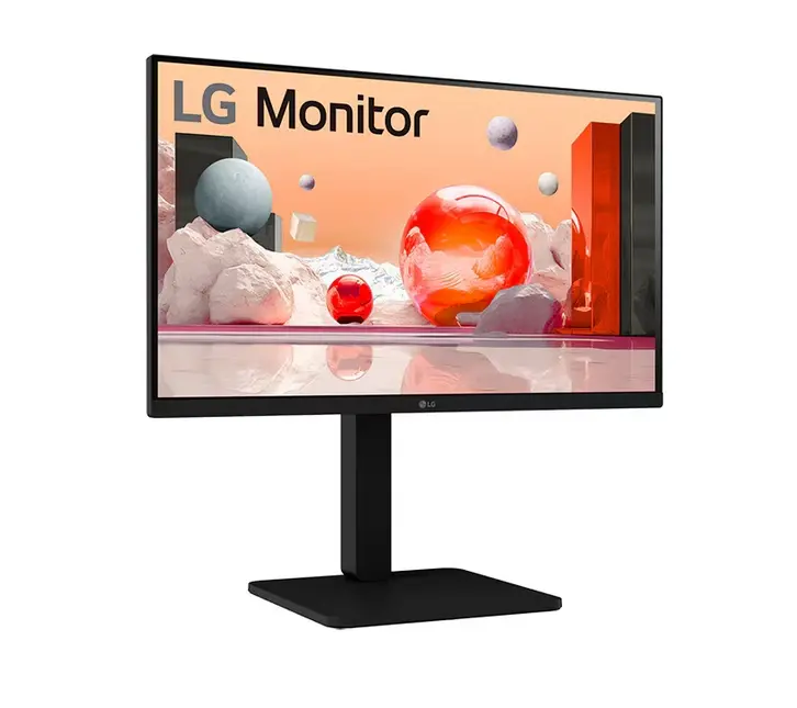 Монитор, LG 24BA550-B, 23.8" IPS LED AG, 200cd/m2, Full HD 1920x1080, 100Hz, sRGB 95% , D-Sub, Display Port, HDMI, USB 5 Gbps, Speaker 2W x 2, Tilt, Height, Swivel, Pivot, Reader Mode, LG Switch app, Black - image 3