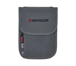 Портмоне за врат Wenger Travel Document RFID Neck Pouch, сиво