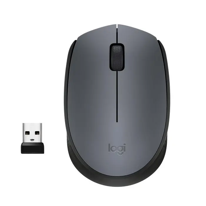 МИШКА LOGITECH M170 - Optical - 1000 dpi, USB - Wireless / Безжична - Black - PN 910-004642