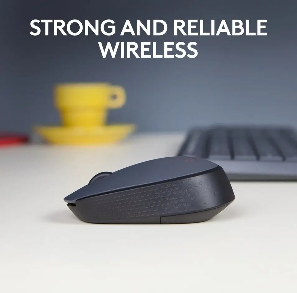 МИШКА LOGITECH M170 - Optical - 1000 dpi, USB - Wireless / Безжична - Black - PN 910-004642 - image 3