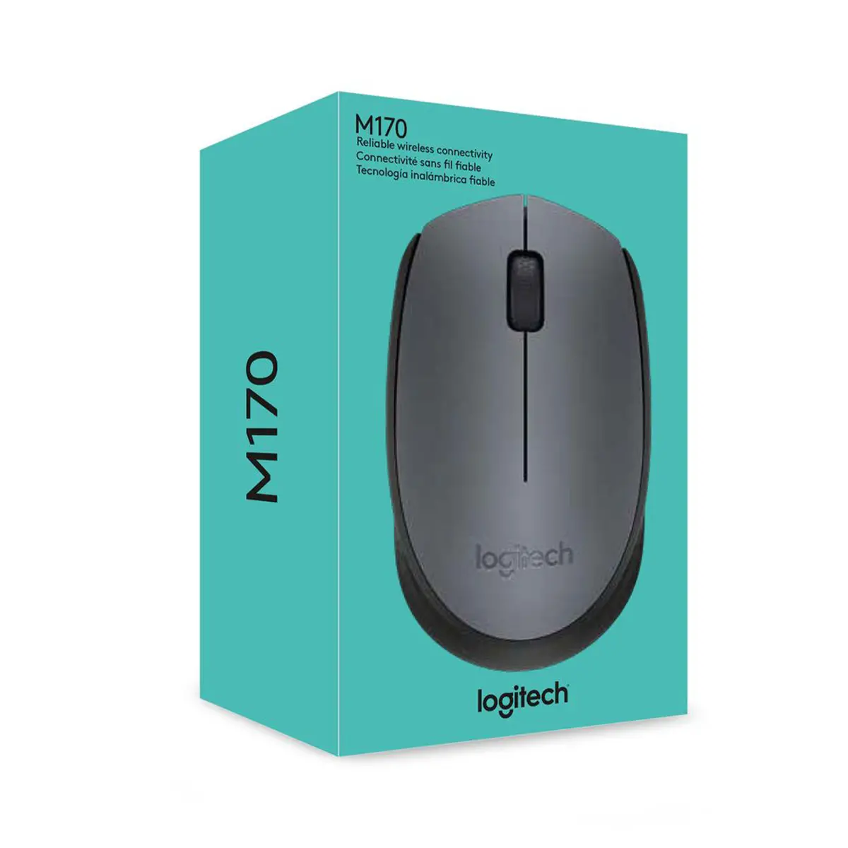 МИШКА LOGITECH M170 - Optical - 1000 dpi, USB - Wireless / Безжична - Black - PN 910-004642 - image 5