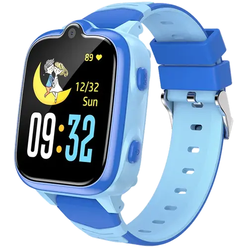 Blackview Z10, Kids Smart Watch, Blue, 1.83 inch IP67 Waterproof GPS Tracker 4G Video Calling, Location tracking, GPS+LBS+WiFi, SIM Card Slot, 4G Nano SIM, 680mAh Battery, Up to 2 Days of Standby, Magnetic Charging, 1GB RAM+8GB ROM, SOS Call button
