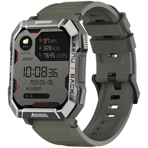 Blackview W60, 2.01inch HD,900mAh Battery, LED Flashlight & Compass Function, 24-hour SpO2 Detection + Heart Rate Monitoring, Monitor Sleep status, Calls and SMS notification, Khaki - image 1