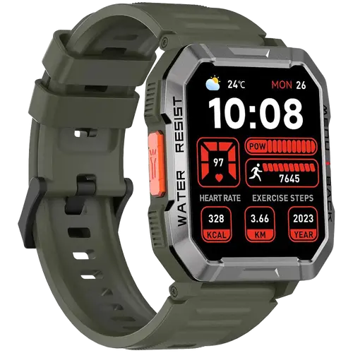 Blackview W60, 2.01inch HD,900mAh Battery, LED Flashlight & Compass Function, 24-hour SpO2 Detection + Heart Rate Monitoring, Monitor Sleep status, Calls and SMS notification, Khaki - image 2