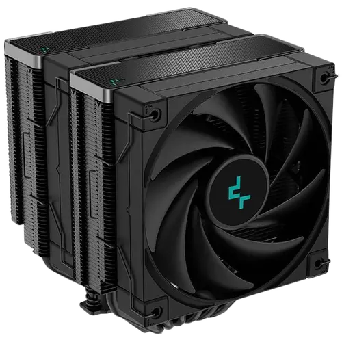 DeepCool AK620 Zero Dark, CPU Air Cooler, 1x120mm FK120 PWM FDB Fan, ARGB, 6 Heatpipes, Fluid Dynamic Bearing, LGA2066/2011-v3/2011/1700/1200/1151/1150/1155, AMD AM5/AM4, 3Y, R-AK620-BKNNMT-G-1 - image 1