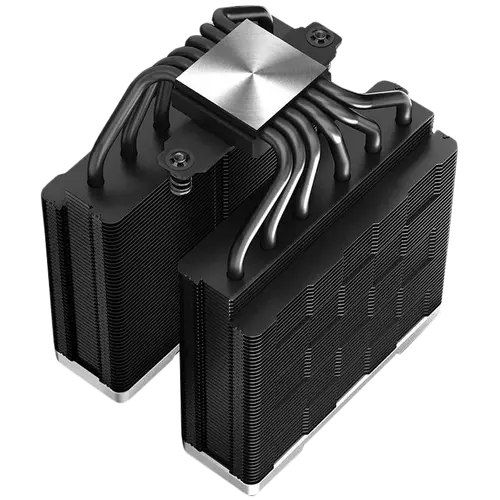 DeepCool AK620 Zero Dark, CPU Air Cooler, 1x120mm FK120 PWM FDB Fan, ARGB, 6 Heatpipes, Fluid Dynamic Bearing, LGA2066/2011-v3/2011/1700/1200/1151/1150/1155, AMD AM5/AM4, 3Y, R-AK620-BKNNMT-G-1 - image 2