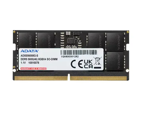 Памет, ADATA 8GB DDR5 5600 MHz SO-DIMM - 1