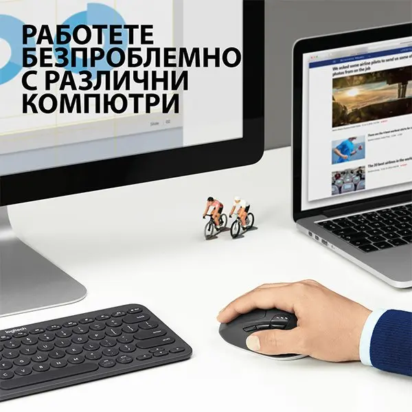 МИШКА LOGITECH M720 - Wireless / Безжична - Black - PN 910-004791 - image 5