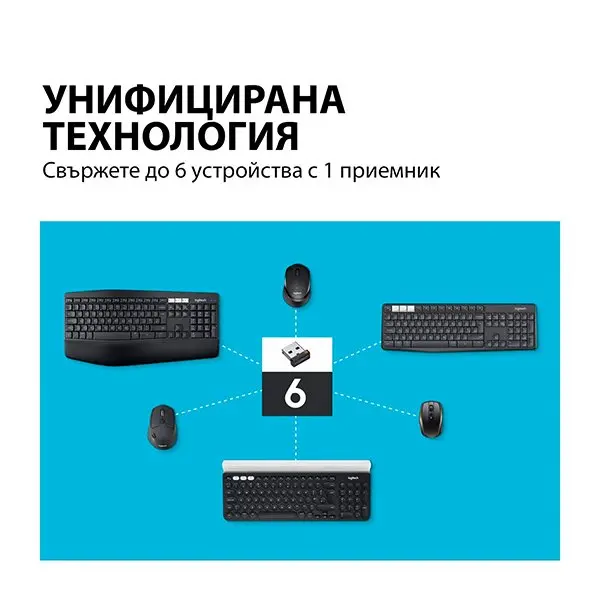 МИШКА LOGITECH M720 - Wireless / Безжична - Black - PN 910-004791 - image 6