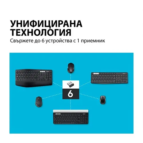 МИШКА LOGITECH M720 - Wireless / Безжична - Black - PN 910-004791 - image 6