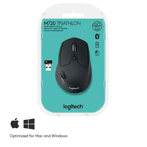 МИШКА LOGITECH M720 - Wireless / Безжична - Black - PN 910-004791 - image 7