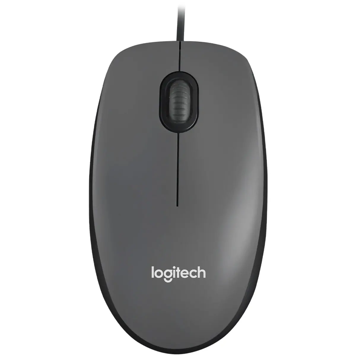 МИШКА LOGITECH M100 - Optical / Оптична, 1000dpi, USB - Жична - Anthrazit - PN 910-006652
