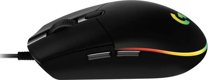ГЕЙМЪРСКА МИШКА LOGITECH G102 LIGHTSYNC - Дясна ръка - USB Тип-A, 8000 DPI - Black - PN 910-005823 - image 2