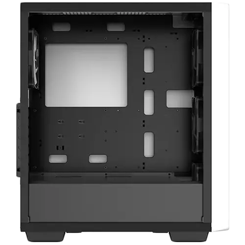 DeepCool CC560 WH V2, Mid Tower, Mini-ITX/Micro-ATX/ATX, 1xUSB3.0, 1xUSB2.0, 1xAudio, 4x120mm Pre-Installed LED Fans, Tempered Glass, Mesh Panel, White - image 2