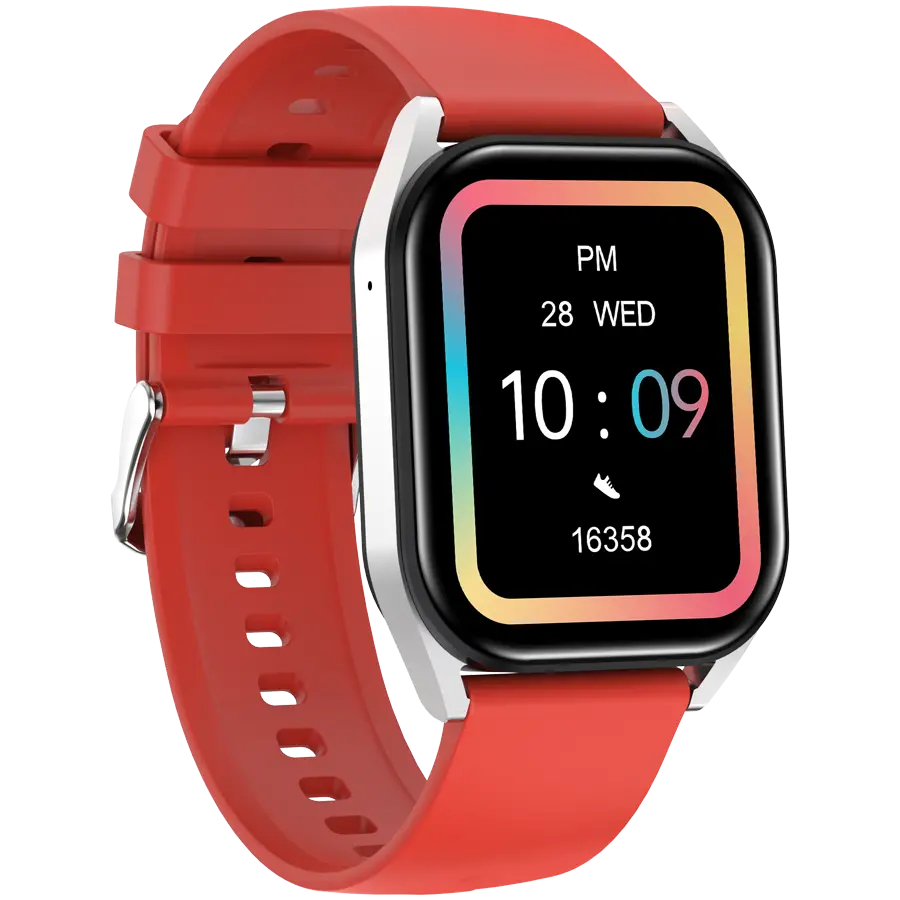 CANYON smartwatch Chatter SW-58 BT-CALL Argintiu Roșu - image 1