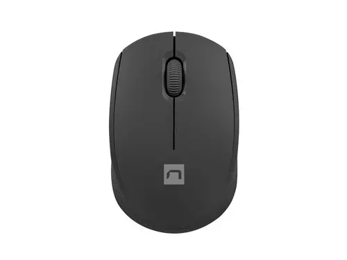 Mouse, Natec Stork Wireless 1600DPI Optic, Negru - 1