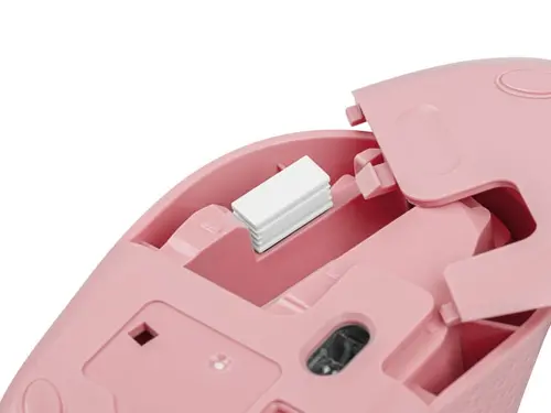 Мишка, Natec Mouse Stork Wireless 1600DPI Optical, Pink - image 4