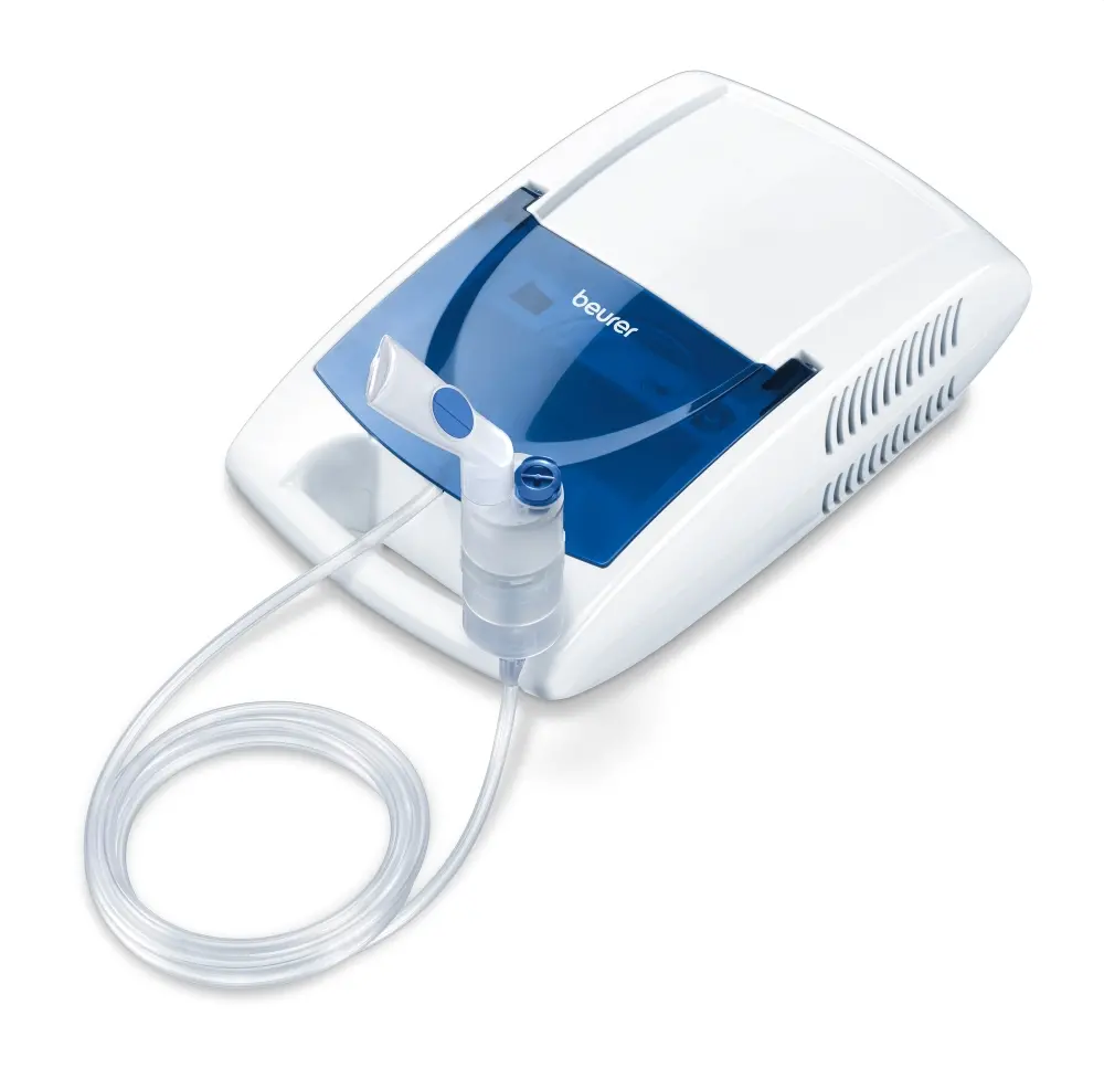 Инхалатор, Beurer IH 21 Nebuliser; compressed-air technology;mouth and nose piece, medicine atomizer;adult and children masks; medical device;storage box for accessories