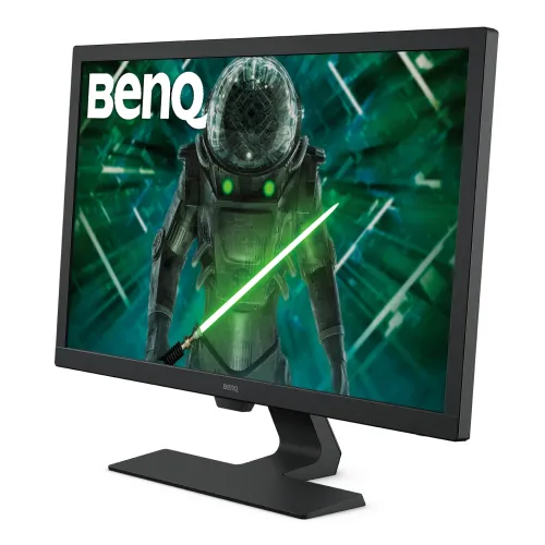 Монитор, BenQ GL2780, 27" TN, 1ms, 75Hz, 1920x1080 FHD, Flicker-free, Brightness Intelligence (B.I.), LBL, ePaper mode, Color Weakness Mode, 1000:1, DCR 12M:1, 8bit, 300 cd/m, VGA, DVI, HDMI (v1.4) x1, DisplayPort (DP), Speakers 2W x2, Tilt, Vesa 100x100, Black - image 1