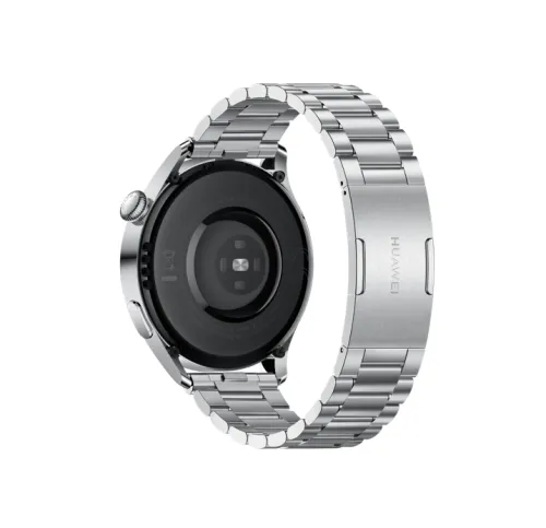 Часовник, Huawei Watch 3 Elite Galileo-L31E, 1.43", Amoled, 466x466, 2GB+16GB, BT(2.4 GHz, supports BT5.2 and BR+BLE), e-Sim*(If it's active in the operator), WR 5ATM, GPS, WiFi, Battery 450 mAh, Ultra-long battery life 14 days, Harmony OS, APP Galery, stainless - image 3
