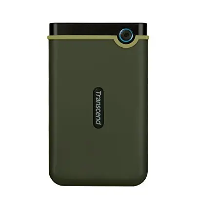 Твърд диск, Transcend 2TB, 2.5" Portable HDD, StoreJet M3, Military Green, Slim