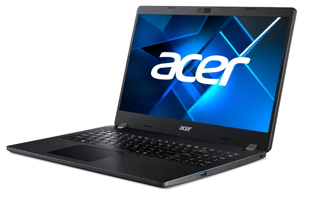 Лаптоп, Acer TravelMate P215-53-57V3, Core i5-1135G7 ( up to 4.2Ghz, 8MB cache), 15.6" IPS FHD (1920x1080), 8GB DDR4 soDIMM, 512GB PCIe Gen3, Intel UHD Graphics, (Wi-Fi 6 AX), TPM 2.0, LTE Modem, Backlit KBD, Windows 10 Pro, Black - image 1