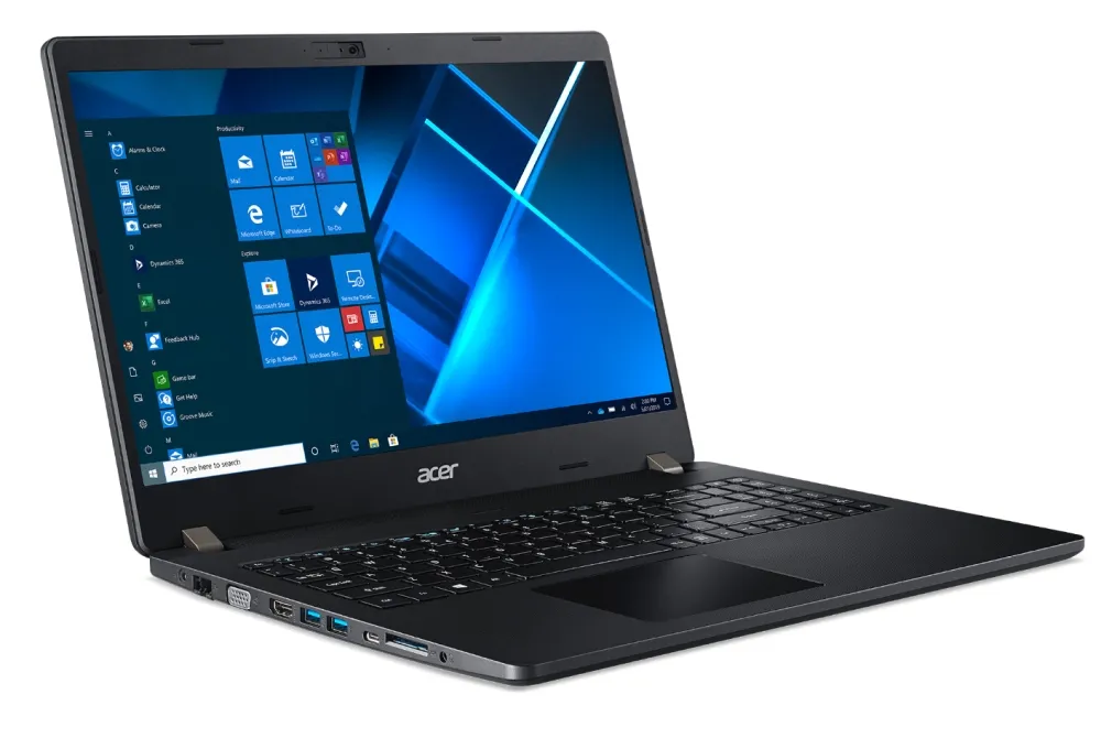 Лаптоп, Acer TravelMate P215-53-57V3, Core i5-1135G7 ( up to 4.2Ghz, 8MB cache), 15.6" IPS FHD (1920x1080), 8GB DDR4 soDIMM, 512GB PCIe Gen3, Intel UHD Graphics, (Wi-Fi 6 AX), TPM 2.0, LTE Modem, Backlit KBD, Windows 10 Pro, Black - image 3