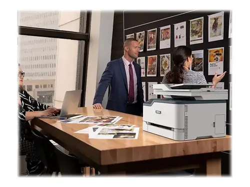 Лазерно многофункционално устройство, Xerox C235 A4 multifunction printer 22ppm. Duplex, network, wifi, USB, 2.4" colour touch screen, 250 sheet paper tray - image 1