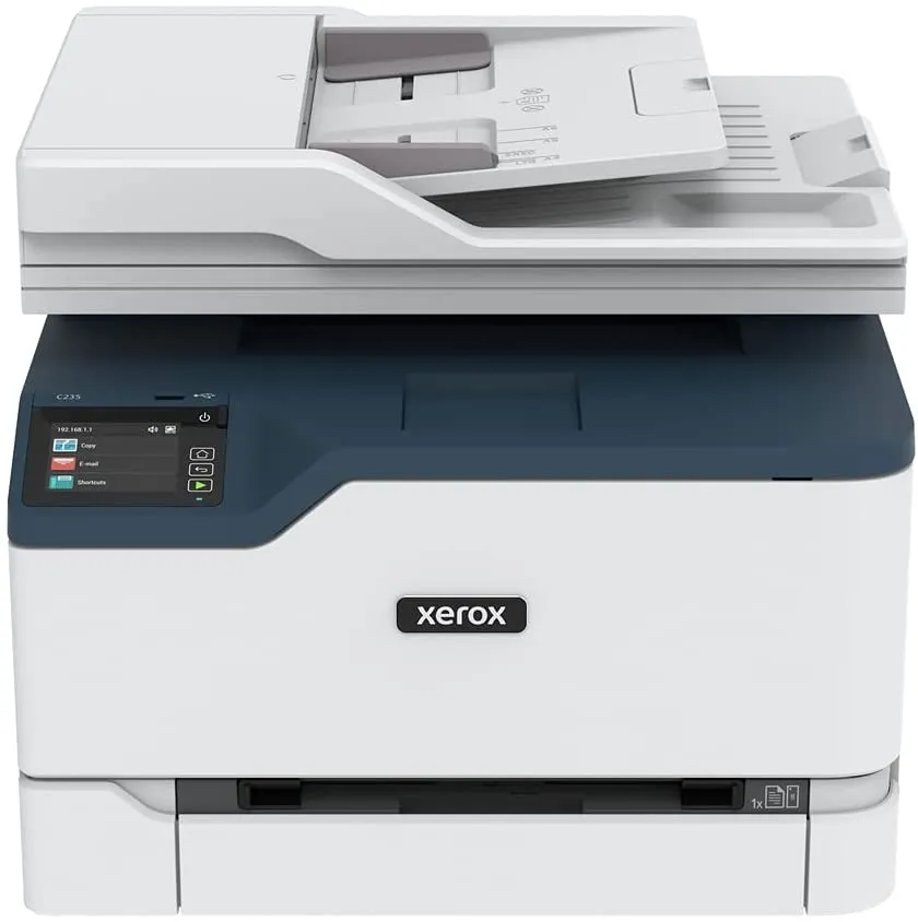 Лазерно многофункционално устройство, Xerox C235 A4 multifunction printer 22ppm. Duplex, network, wifi, USB, 2.4" colour touch screen, 250 sheet paper tray - image 2
