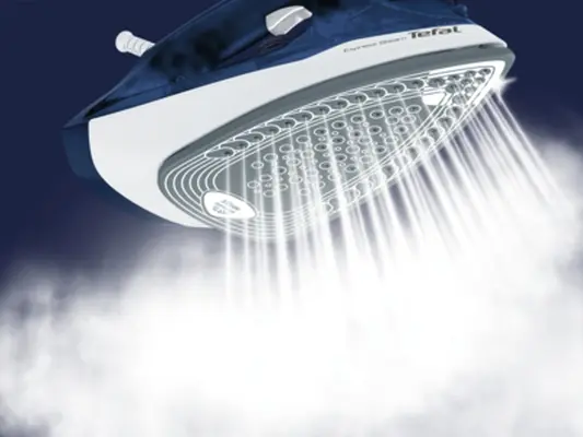 Fier de călcat, Tefal FV2838E0, Express Steam, albastru închis&alb, 2400W, 40g/min, jet de abur 180g/min, AD, rezervor de apă 270 ml, Talpă ceramică - image 4