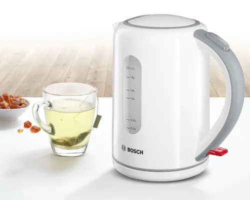 Електрическа кана, Bosch TWK7601, Plastic kettle, 1850-2200 W, 1.7 l, White - image 9