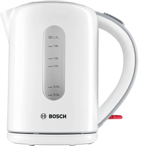 Електрическа кана, Bosch TWK7601, Plastic kettle, 1850-2200 W, 1.7 l, White