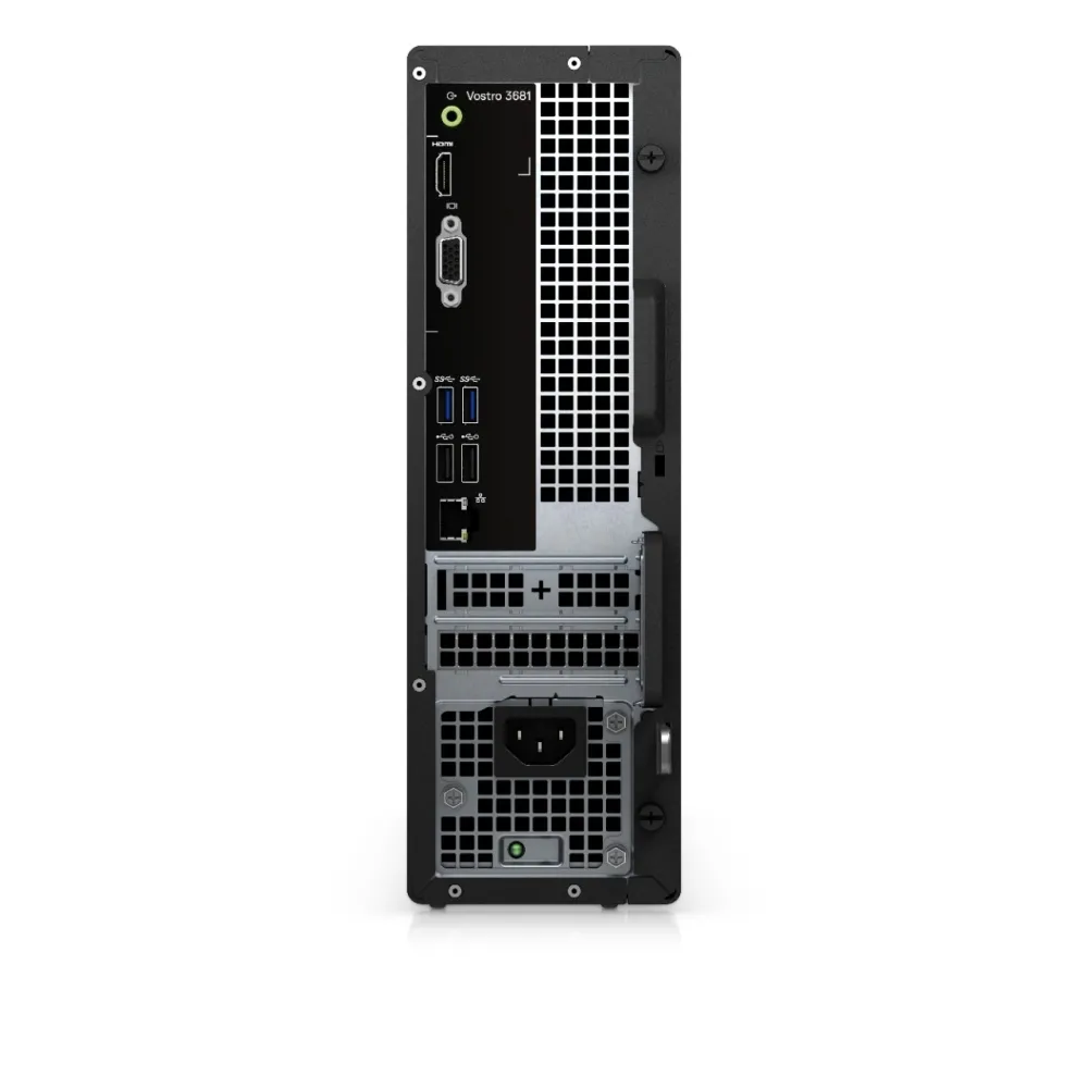 Настолен компютър, Dell Vostro 3681 SFF, Intel Core i5-10400 (12MB Cache, up to 4.30GHz), 8GB DDR4 2666MHz , 512GB M.2 PCIe NVMe, DVD+/-RW , Integrated Graphics , 802.11n, BT 4.0, Keyboard&Mouse, Win 11 Pro , 3Y NBD - image 2