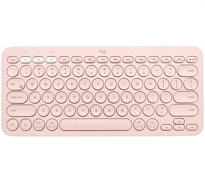 Tastatură, Logitech K380 Multi-Device Bluetooth Keyboard-ROSE-US INT`L-BT-N/A-INTNL