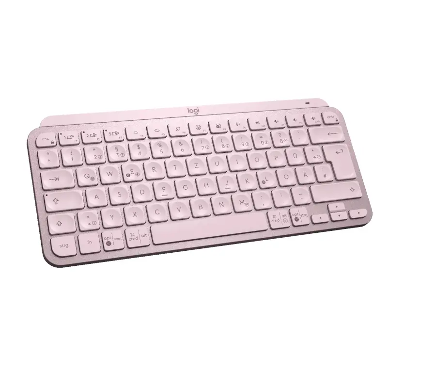 Πληκτρολόγιο, Logitech MX Keys Mini Minimalist Ασύρματο Φωτιζόμενο Πληκτρολόγιο - ΡΟΖ - US Intl