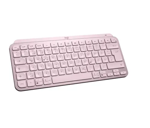 Tastatură, Logitech MX Keys Mini Minimalist Wireless Illuminated Keyboard - ROSE - US Intl - 1