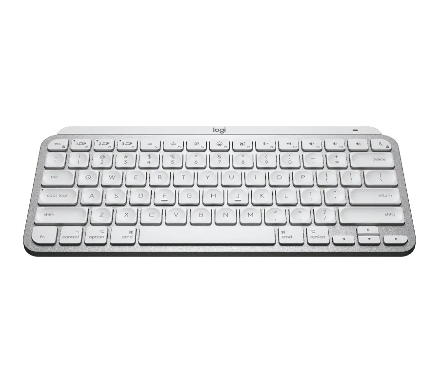 Клавиатура, Logitech MX Keys Mini For Mac Minimalist Wireless Illuminated Keyboard - PALE GREY - US Intl - EMEA - image 1
