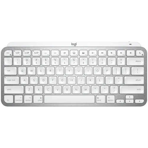 Πληκτρολόγιο, Logitech MX Keys Mini For Mac Μινιμαλιστικό Ασύρματο Φωτιζόμενο Πληκτρολόγιο - PALE GREY - US Intl - EMEA - 1