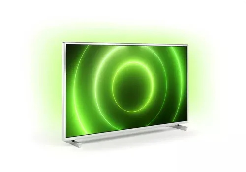 Телевизор, Philips 32PFS6906/12, 32" FHD LED 1920x1080, DVB-T2/C/S2, Ambilight 3, HDR10+, HLG, Android 10, Dolby Vision, Dolby Atmos, Quad Core, BT 5.0, HDMI, USB, Cl+, 802.11n, Lan, 16W RMS, Silver - image 1