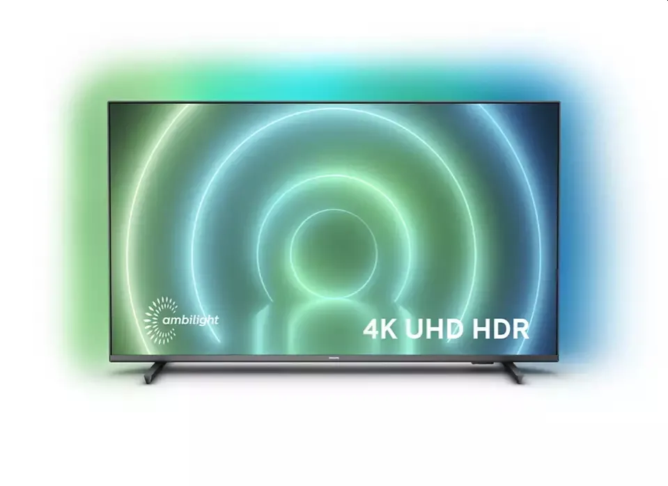 Телевизор, Philips 55PUS7906/12, 55" UHD 4K LED 3840x2160, DVB-T2/C/S2, Ambilight 3, HDR10+, HLG, Android 10, Dolby Vision, Dolby Atmos, Quad Core Pixel Plus Ultra HD, 60Hz, BT 5.0, HDMI 2.1 VRR, ARC, USB, Cl+, 802.11n, Lan, 20W RMS, Borderless design, Black